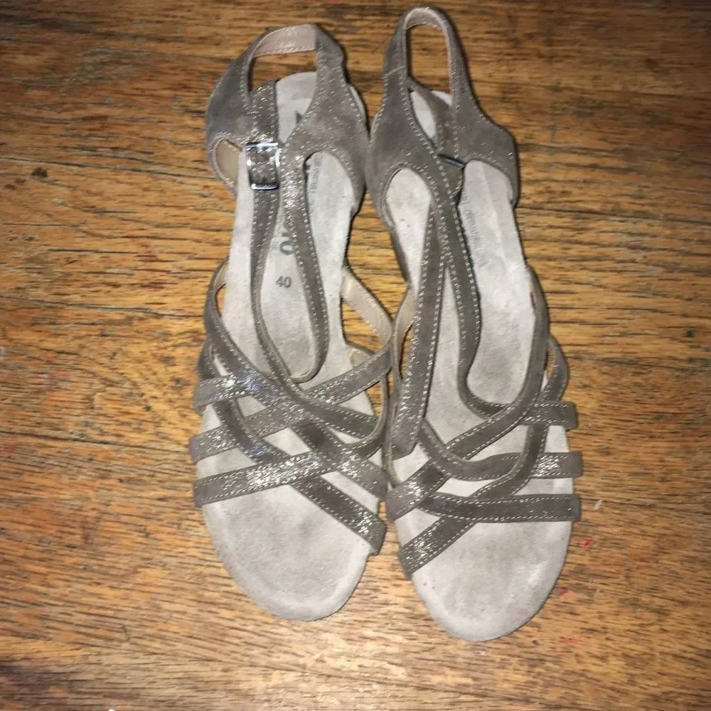 Mephisto air relax Lyla wedge sandals, size 40